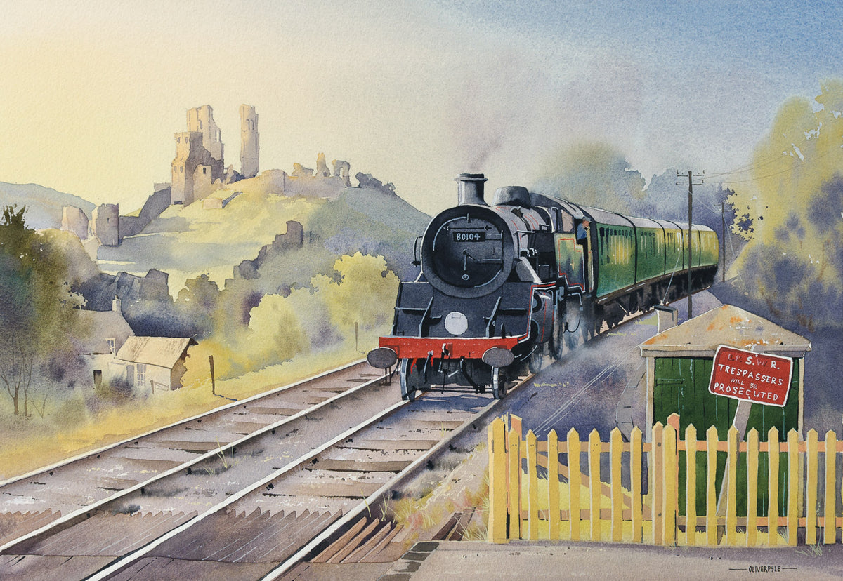 Oliver Pyle 80104 Arrives At Corfe Castle